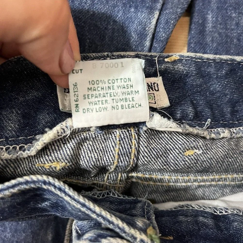 Vintage Guess Blue Jeans Georges Marciano Medium Wash USA made Size 0 Read Descr - Picture 4 of 7